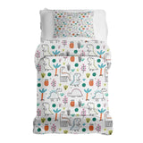 Therapy blanket and bedding set with colorful dinosaurs