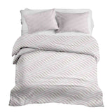 Therapy blankets bedding set pink waves