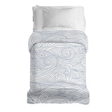 Original therapy blanket - cotton cover blue waves