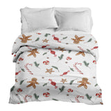 Original therapy blanket - cotton cover white Christmas time