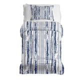 Therapy blanket bedding set, striped pattern.