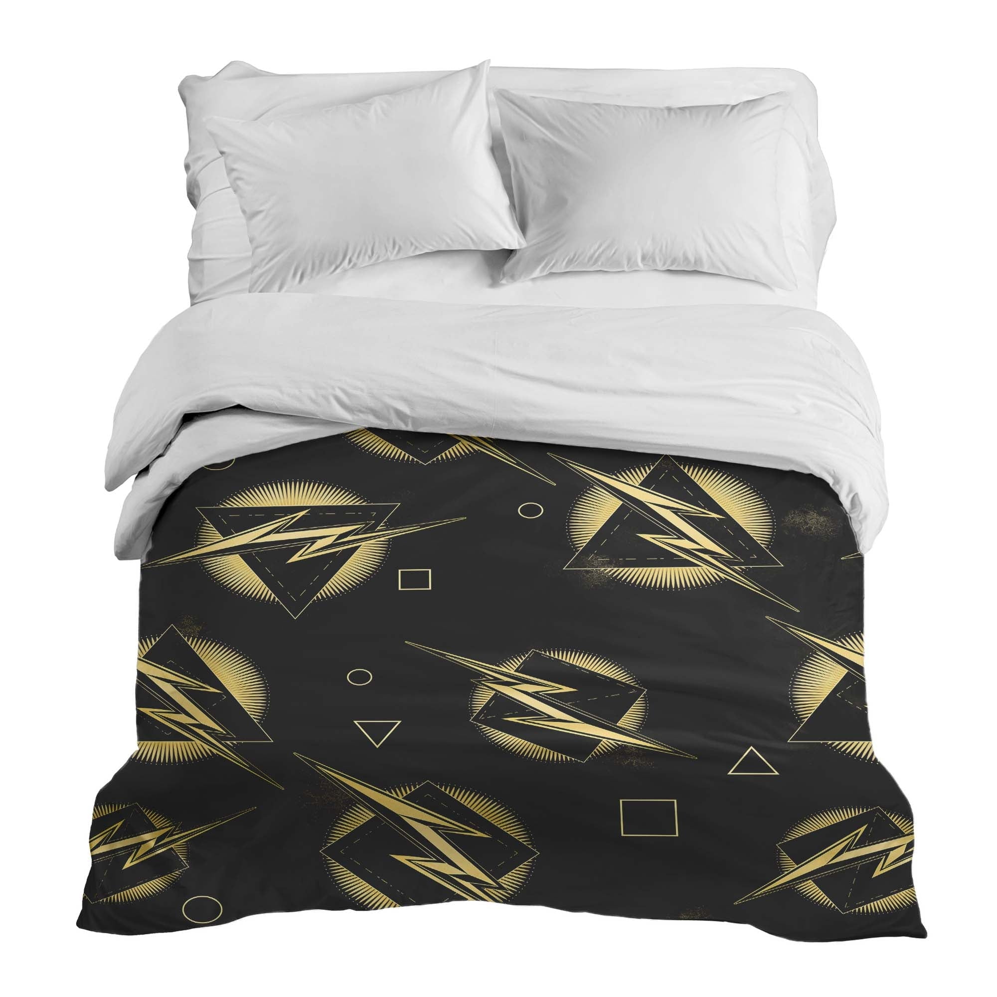 Couverture thérapeutique originale - Housse en coton éclair jaune