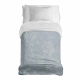 Original therapy blanket - cotton cover gray with snowflakes