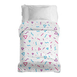 Original therapy blanket - cotton cover with many shapes