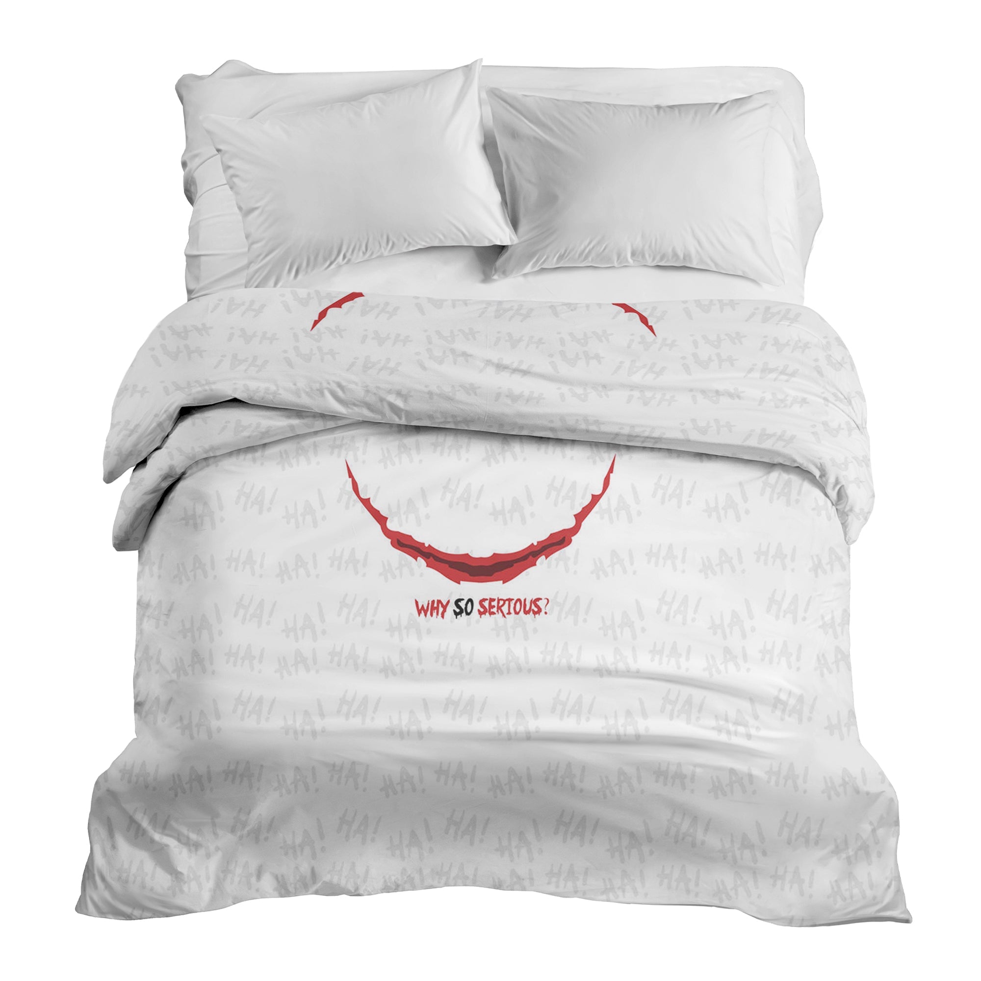 Original therapy blanket - cotton cover white Why so serious?