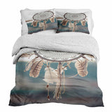 Therapy blanket bedding set with dreamcatcher