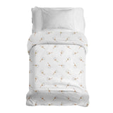 Original therapy blanket - cotton cover white with dandelions