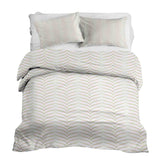 Therapy blanket bedding set with golden V-shape