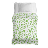 Original therapy blanket - cotton cover green question marks