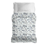 Original therapy blanket - cotton cover seafaring
