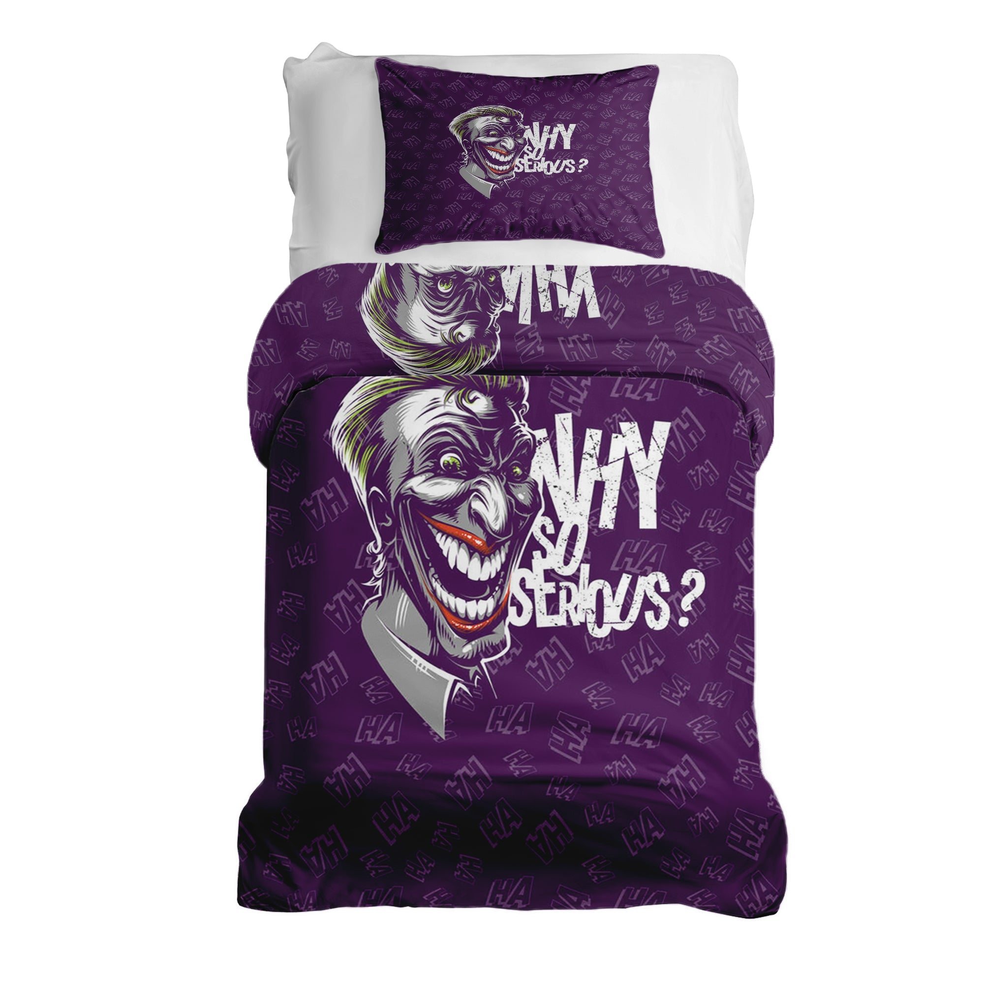 Therapy blankets bedding set purple Why So Serious?