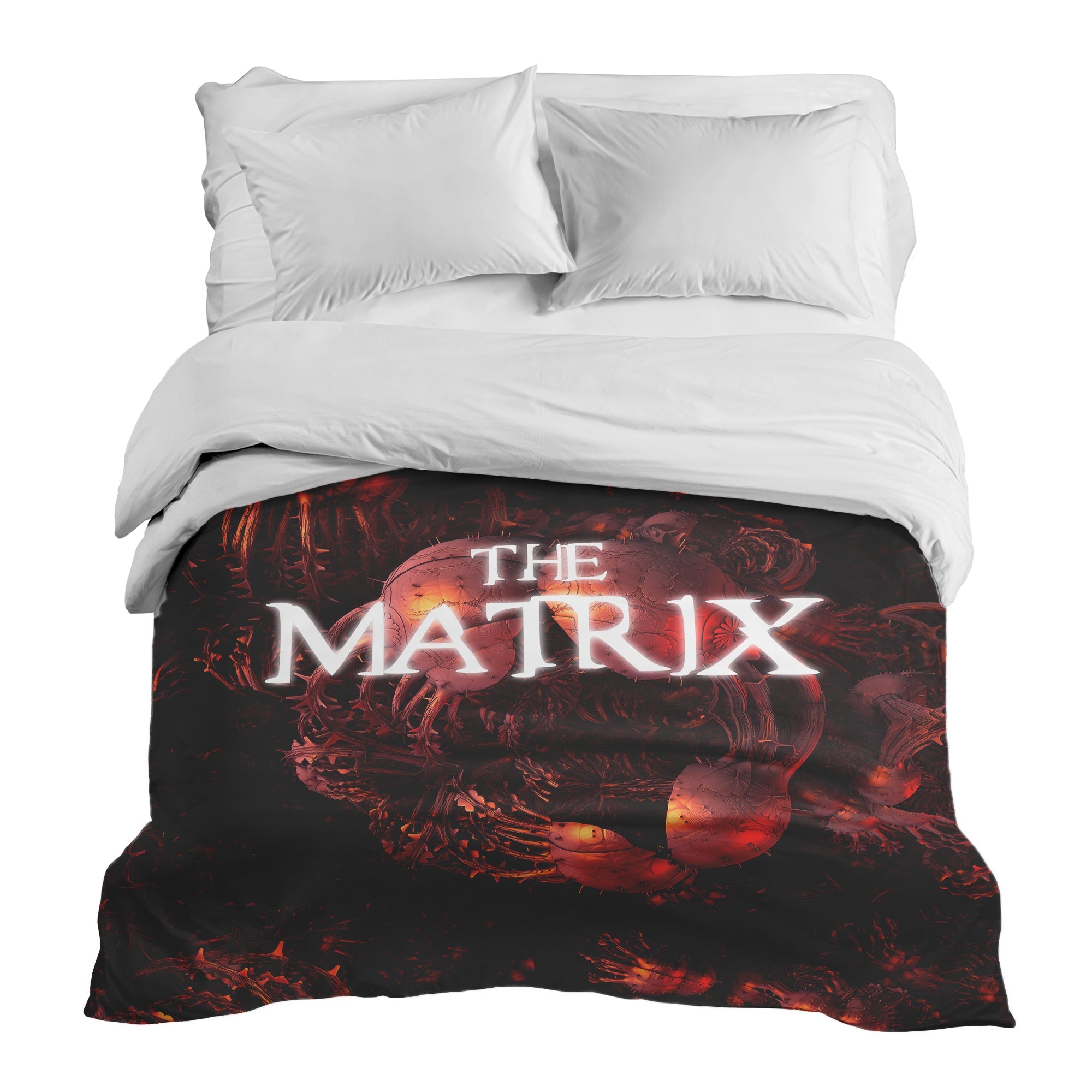 Original therapy blanket - cotton cover red The Matrix lettering