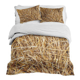 Therapy blanket bedding set with hay