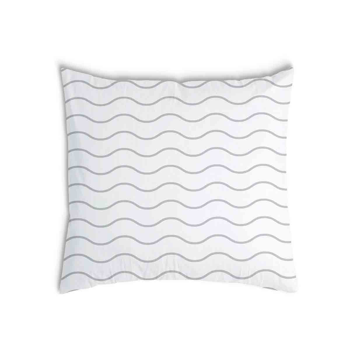 Coussin de santé motif ondulé gris clair