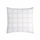 Health pillow orange green checkered