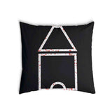 Health pillows, bloody shapes.
