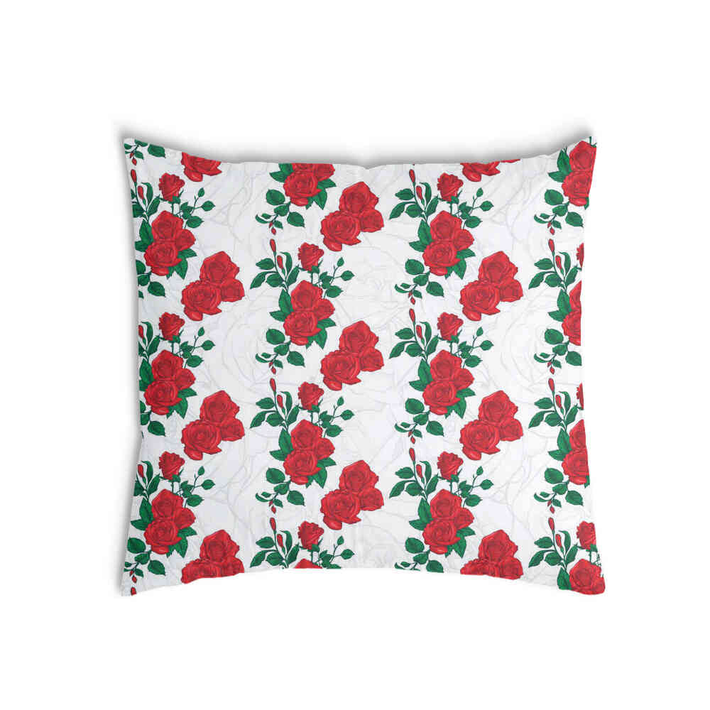 Coussin de santé blanc avec rosier