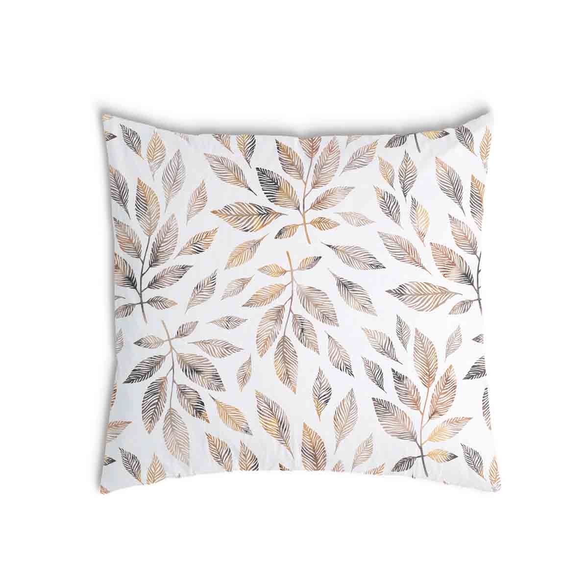 Health pillow white with light brown branches