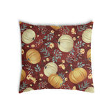 Health pillow red with pumpkins