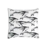 Health pillow black blue whale