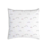 White health pillow with small cats