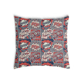 Health pillow red with cartoon