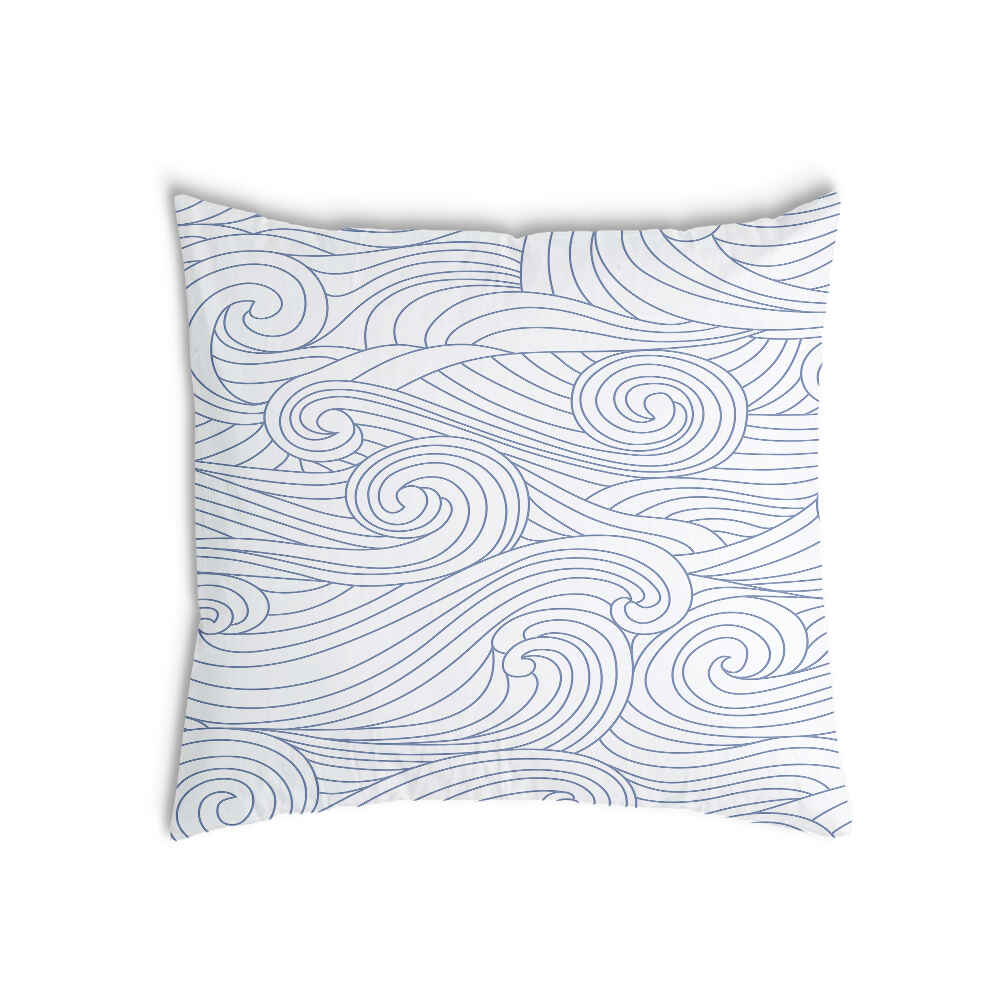 Coussin de santé vagues bleues