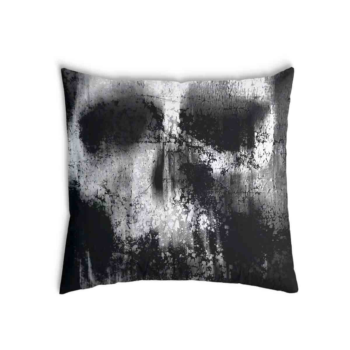 Health pillow black with mottled pattern