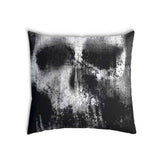 Health pillow black with mottled pattern