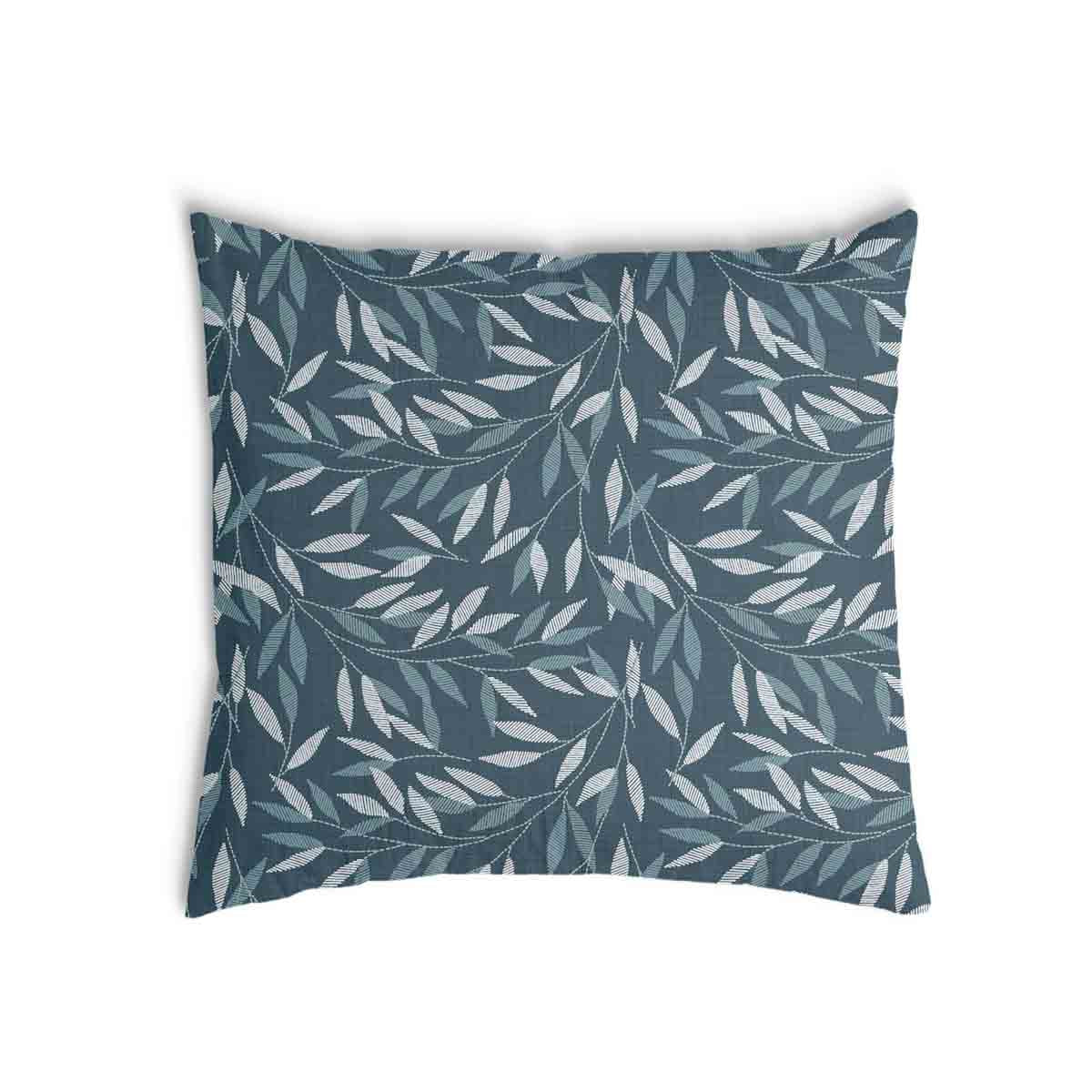 Coussin de santé avec des branches bleues