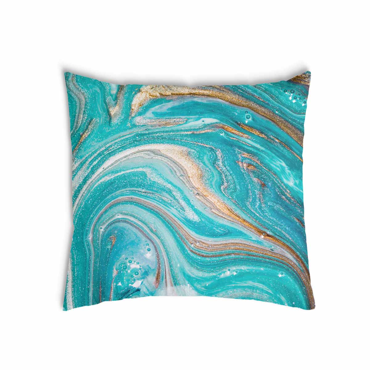 Health Pillow Marble Turquoise