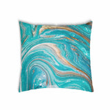 Health pillow marble turquoise
