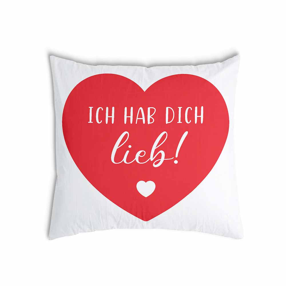 Coussin de santé cœur Je t'aime