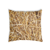 Health pillow with hay