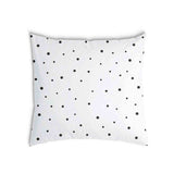 Health pillow white with scattered dots