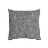 Health pillow, grey with golden plants