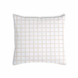 Health pillow orange beige checkered