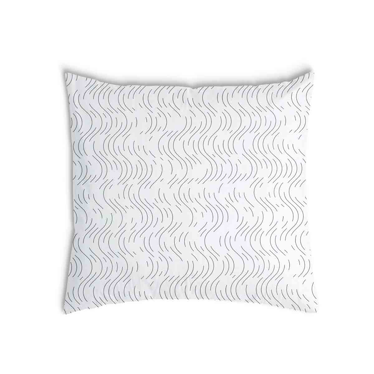 Health Pillow Black Radio Waves