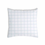 Health pillow, white and blue checkered
