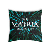 Health pillow with The Matrix lettering