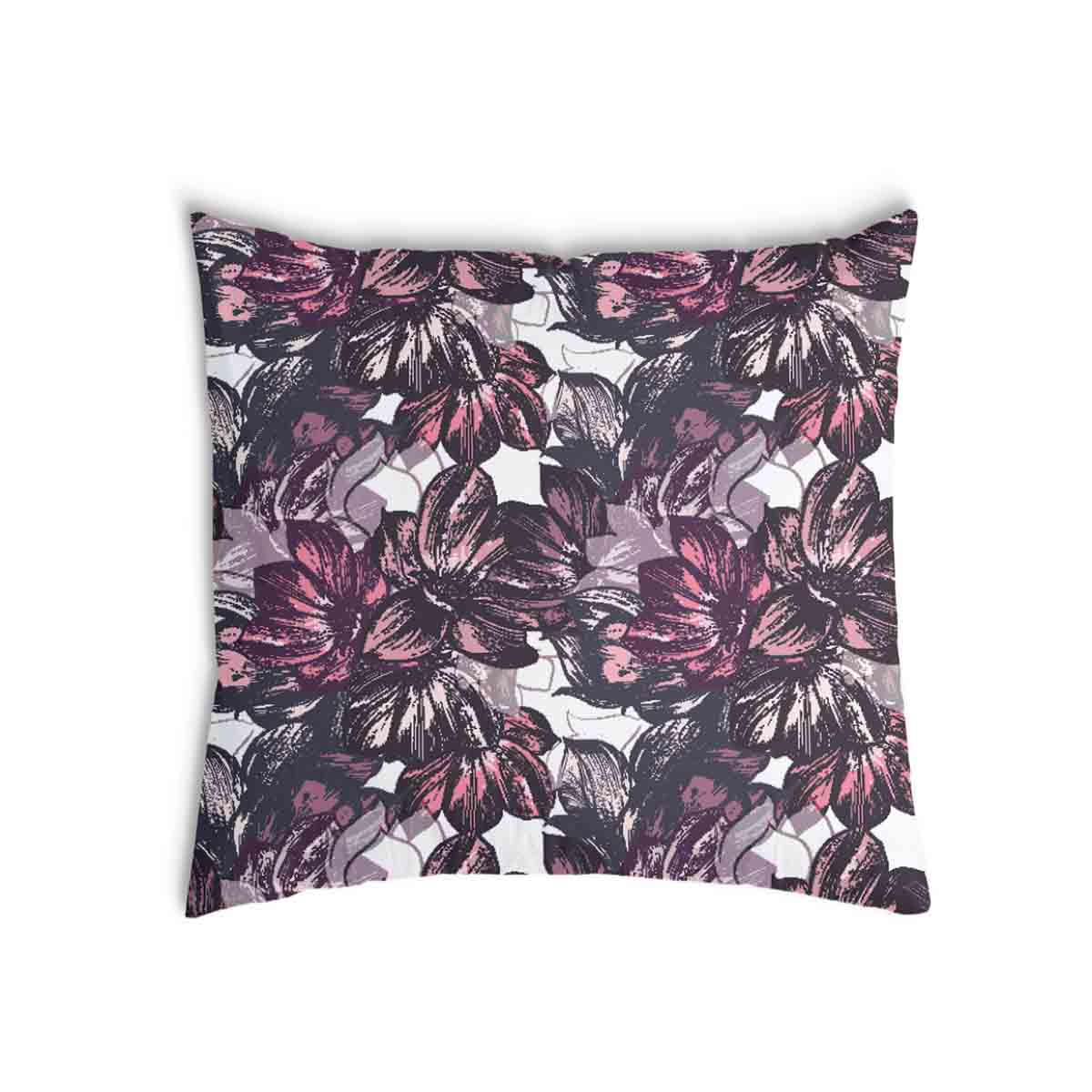 Health pillow with purple sea of flowers