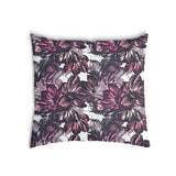 Health pillow with a sea of purple flowers
