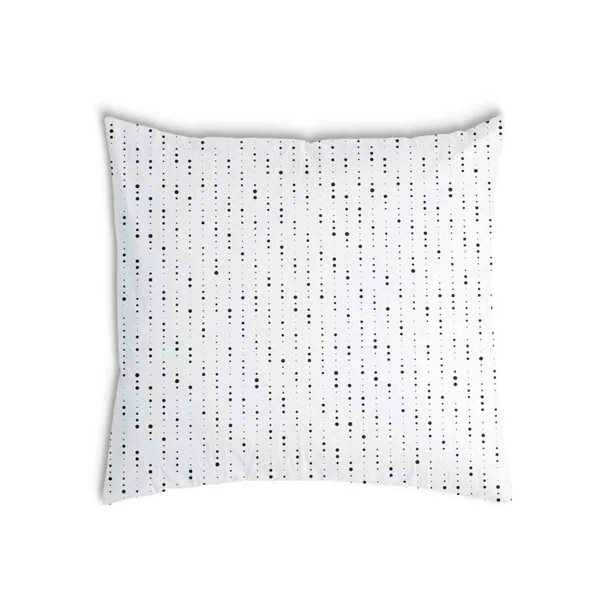 Coussin de santé blanc avec des points noirs