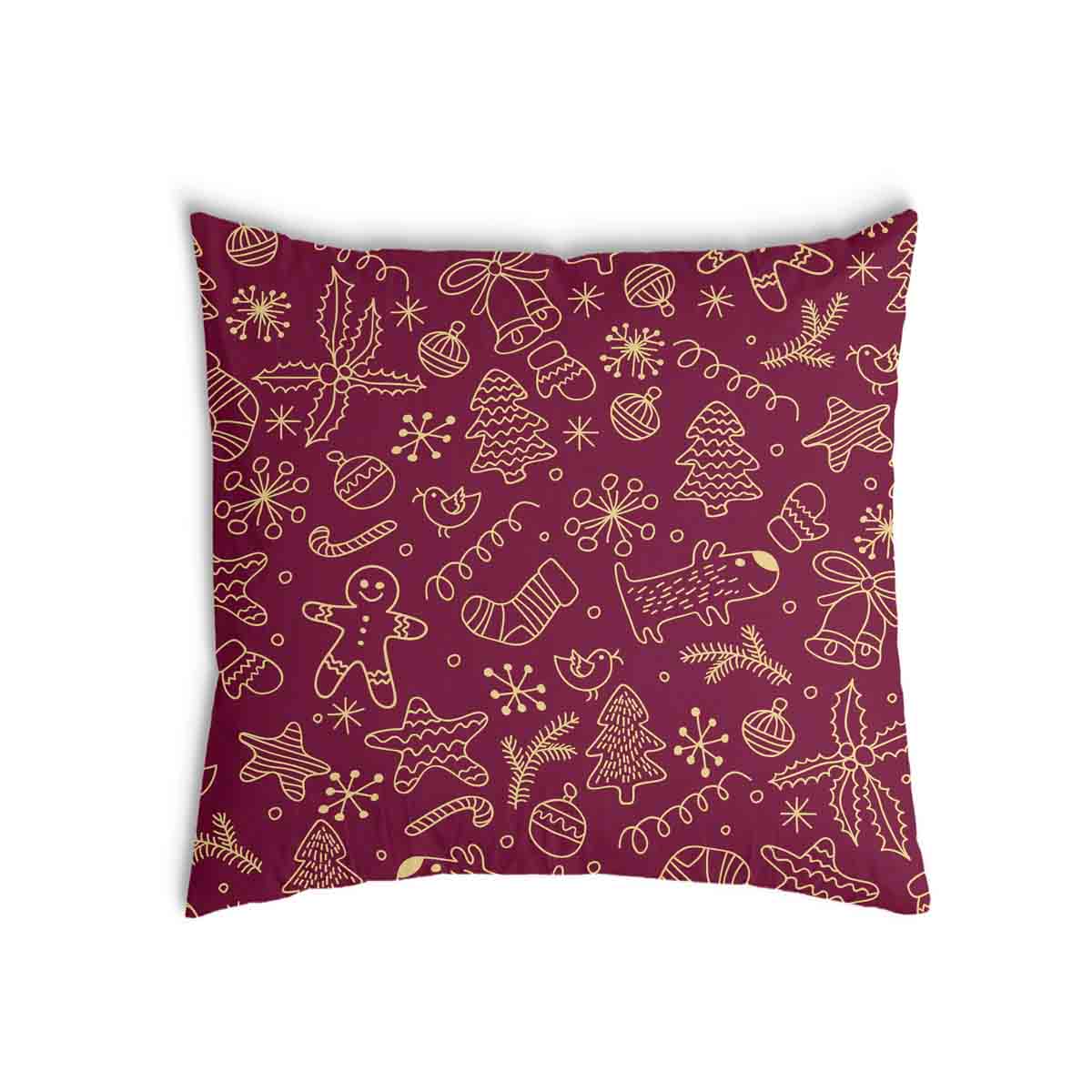 Health pillow red with funny Christmas motifs