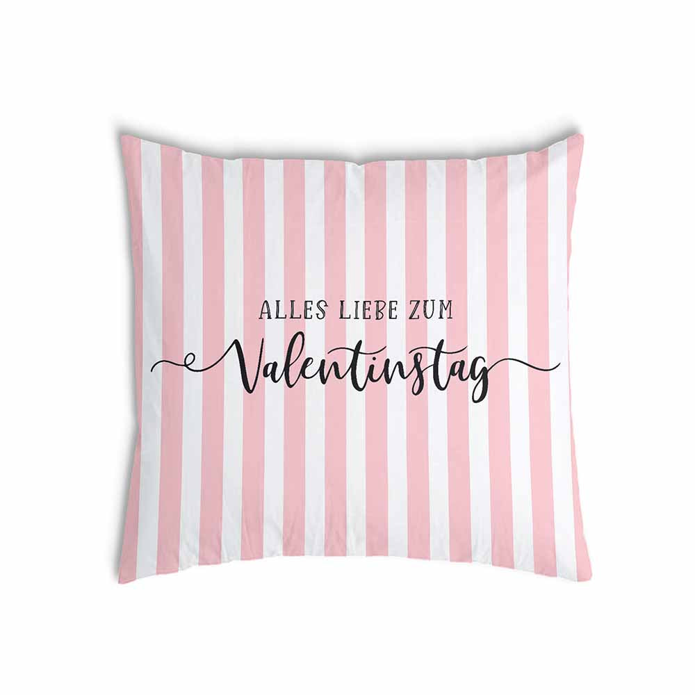 Coussin de santé rayé Saint-Valentin