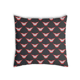 Health pillow with a smiling mouth