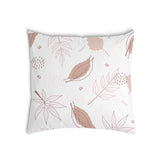 Health pillow pink with leaves