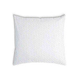Health Pillow White with Delicate Geo Pattern