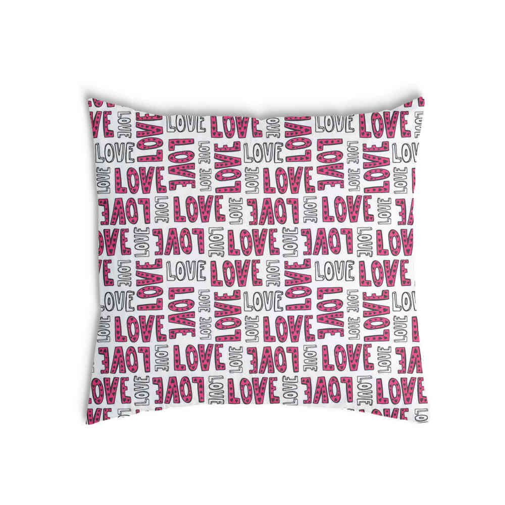 Health Pillow White L.O.V.E