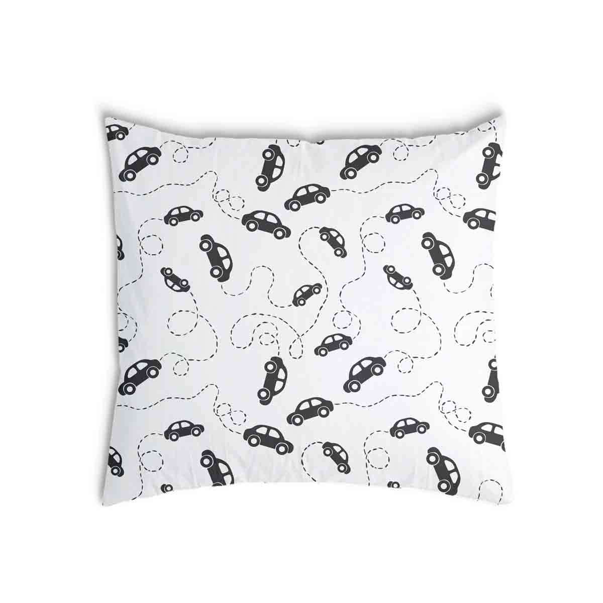 Coussin de santé avec voitures noires
